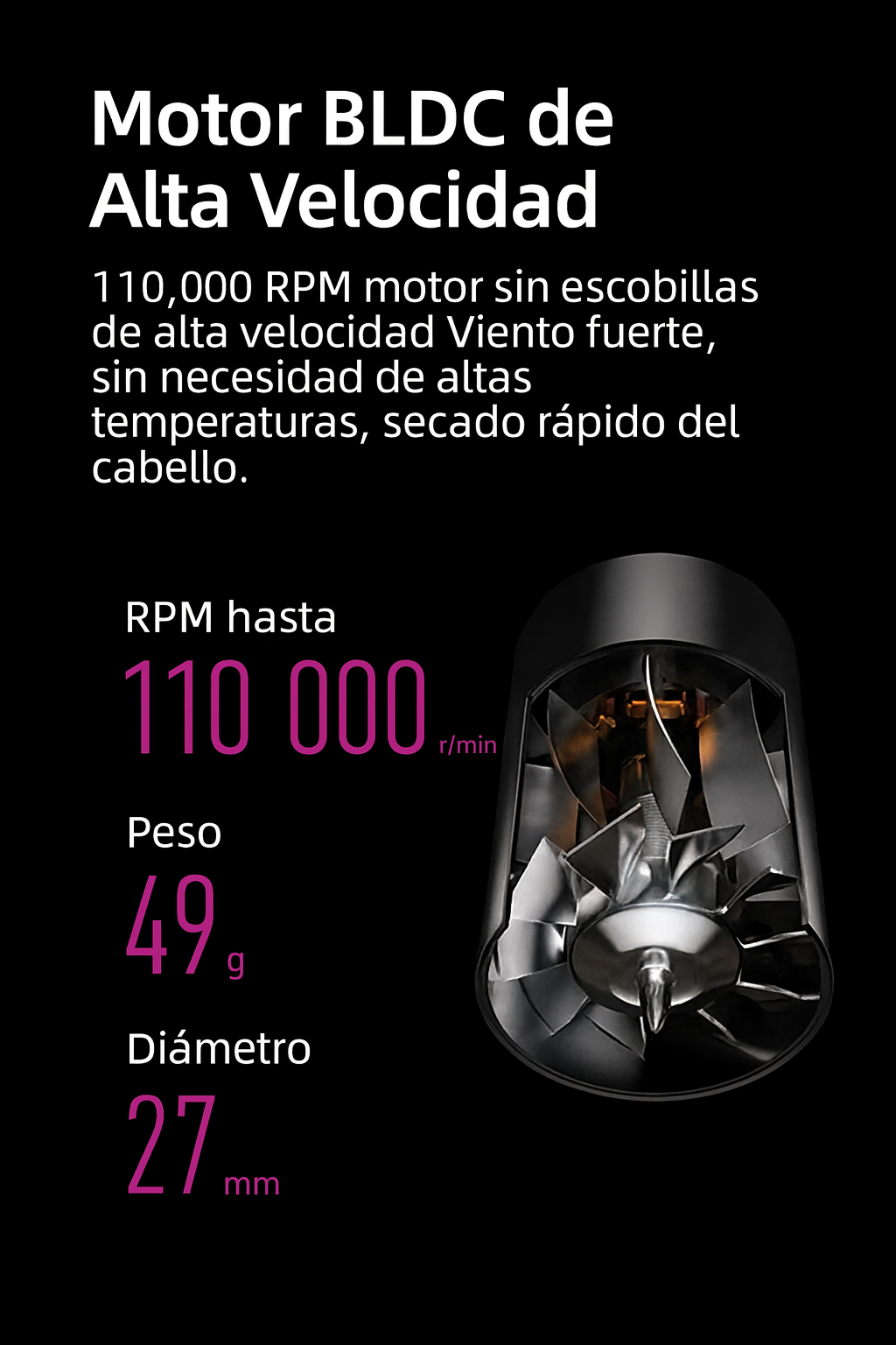 Secadora de Pelo - Leafless